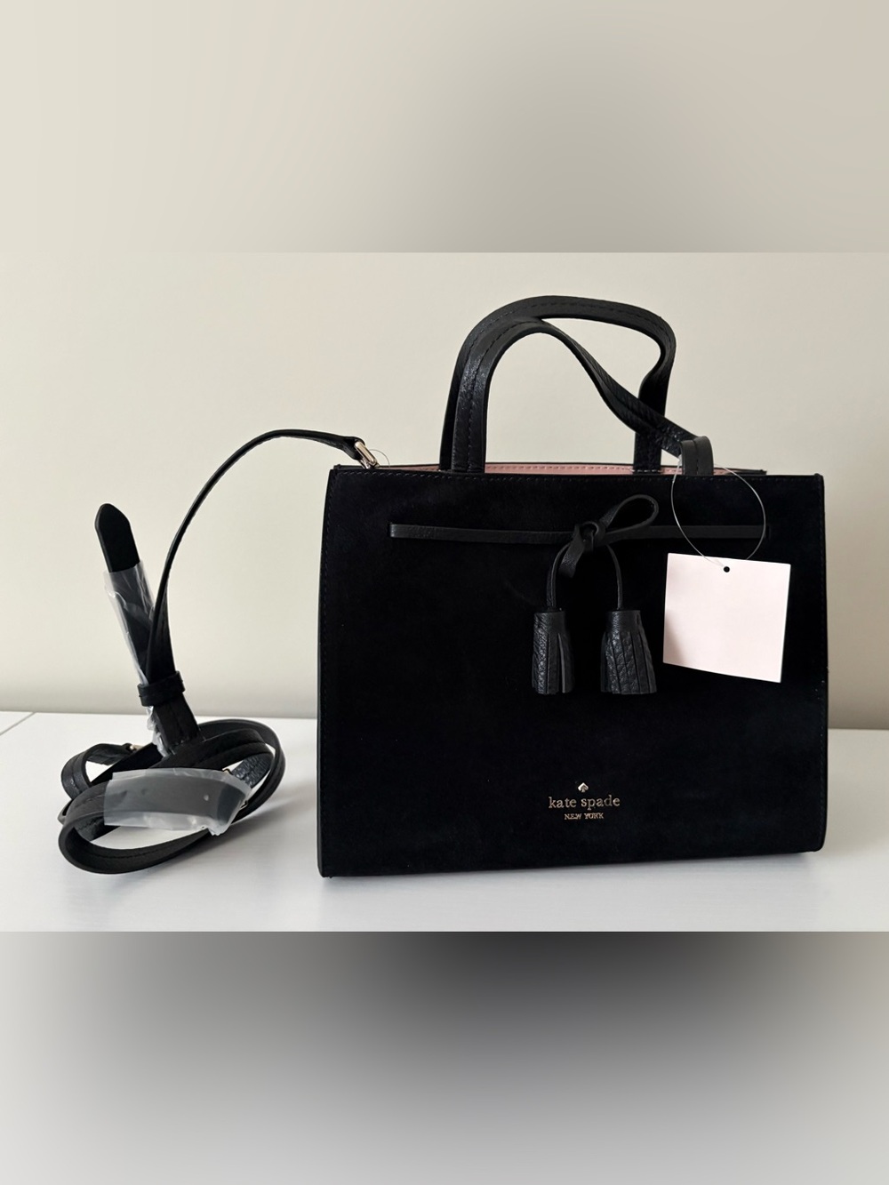 Kate Spade Black Suede